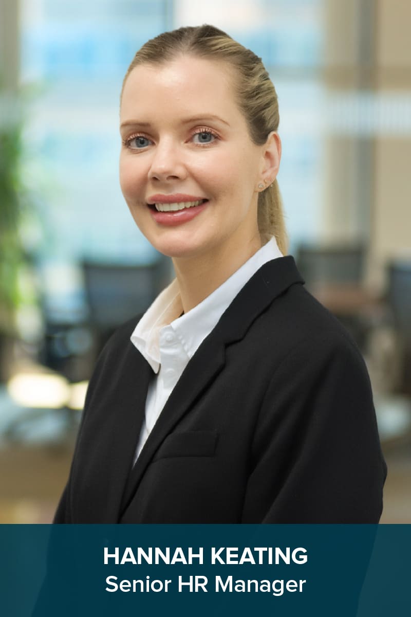 Senior HR Manager Hannah Keating