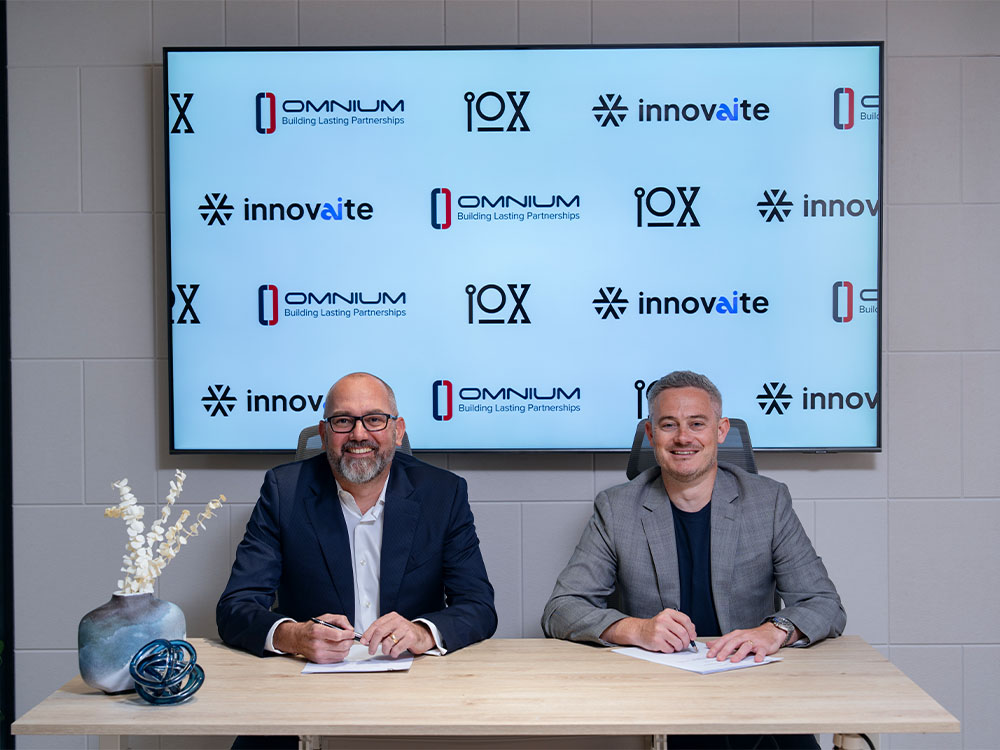 Omnium International Nicholas Harris sat with Innovaite CEO Gavin Britton.