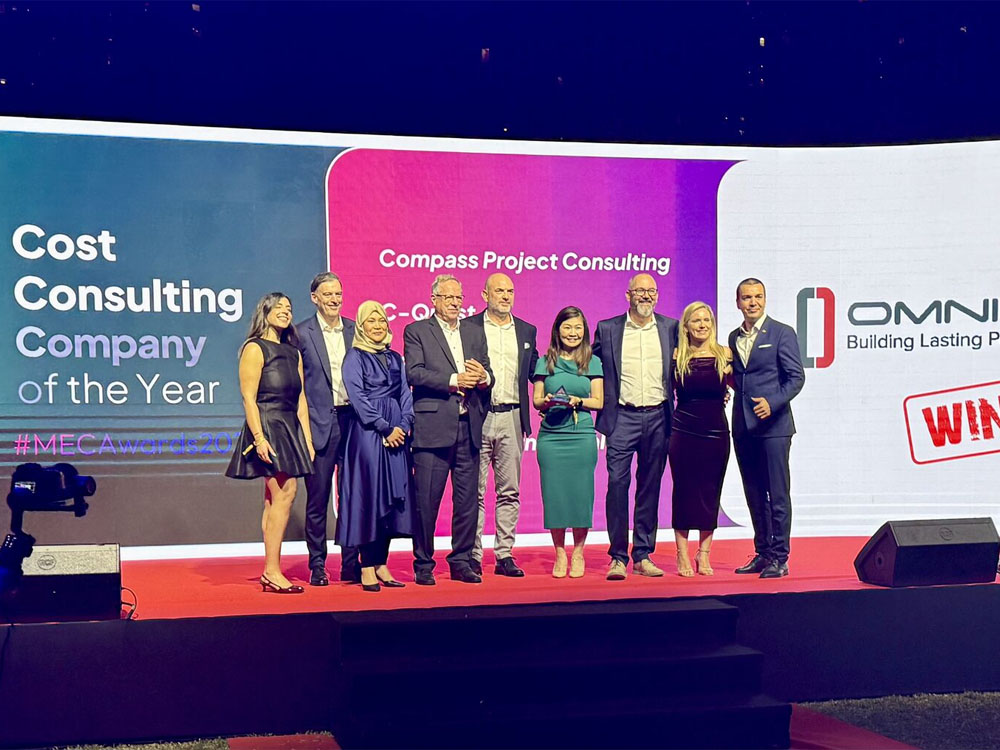 Omnium International won cost consulting company of the year at the Construction Week Awards 2025.