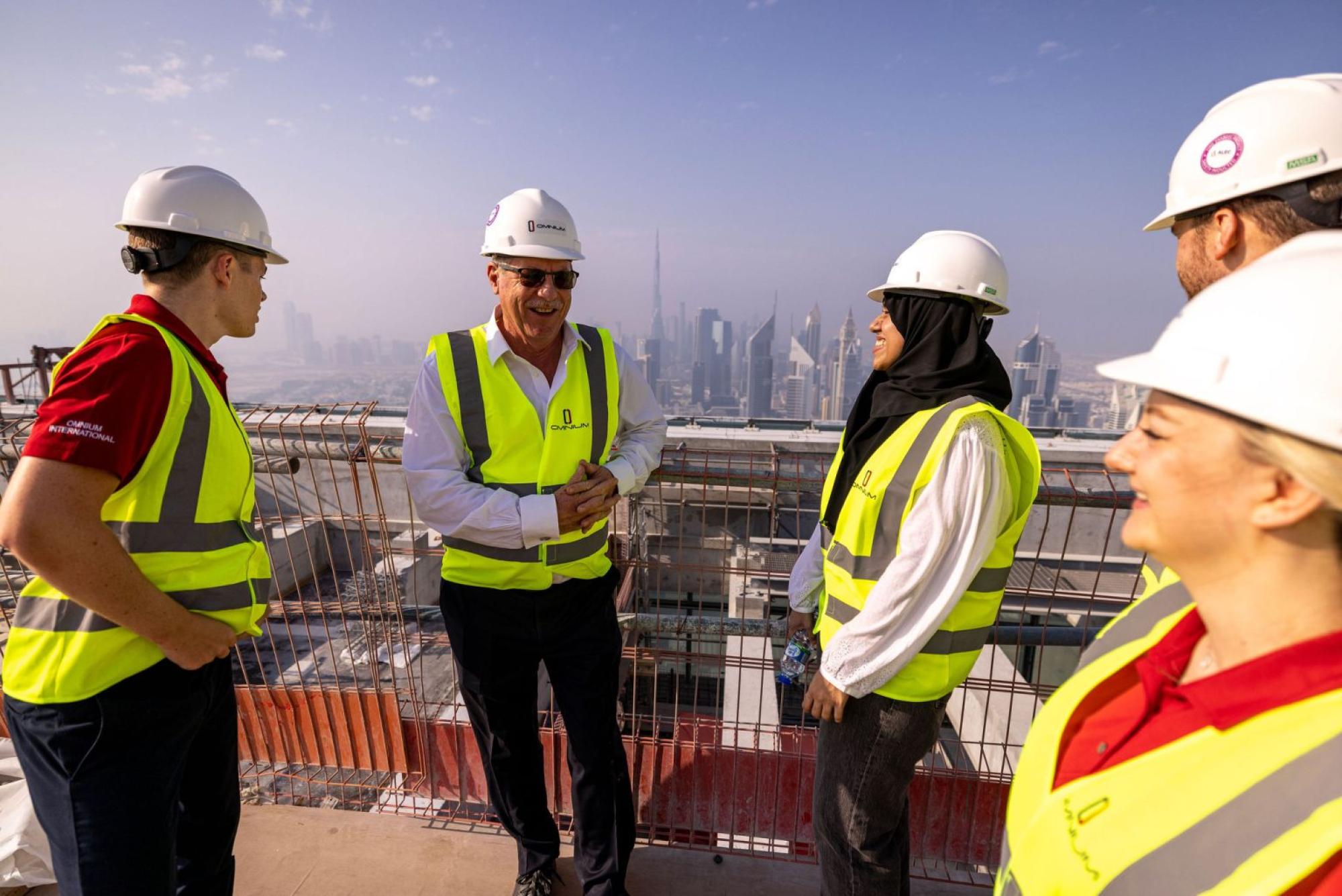 Peter Westing stood on Omnium consulted development site.